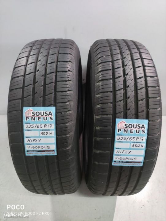 2 pneus semi novos 225-65r17 hifly - Oferta dos portes - 110 Euros