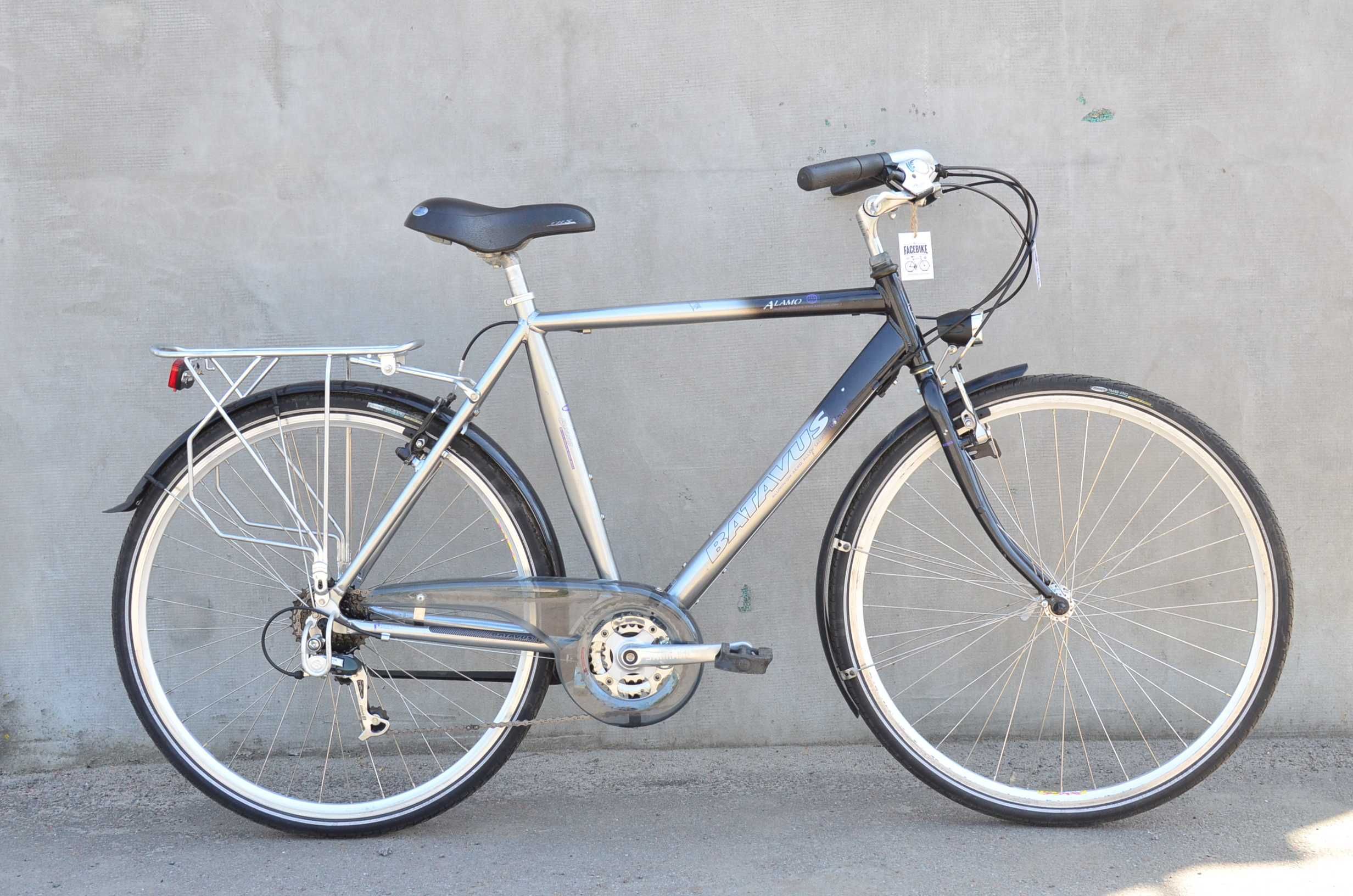 Гібридний велосипед Batavus Alamo 28" L сріблястий