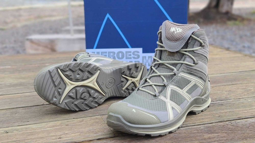 Берцы летние Haix Black Eagle Adventure GORE-TEX олива / lowa zephyr