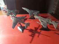 4 avioes diecast de metal