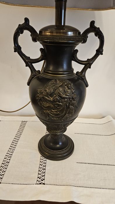 2 Candeeiros em Vaso Áustria, Art nouveau, com Abajur