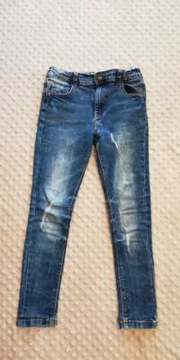 Spodnie Primark Skinny r. 128/134 z przetarciami