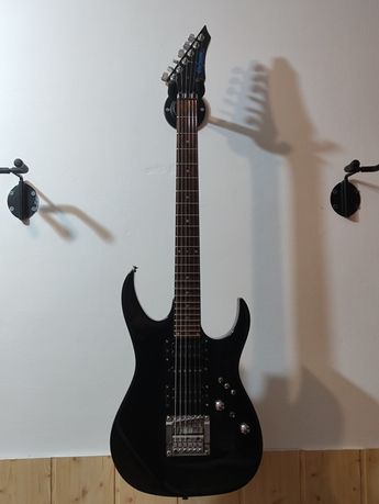 Gitara lutnicza superstrat HSH Kahler, scalloped fretboard, 80s