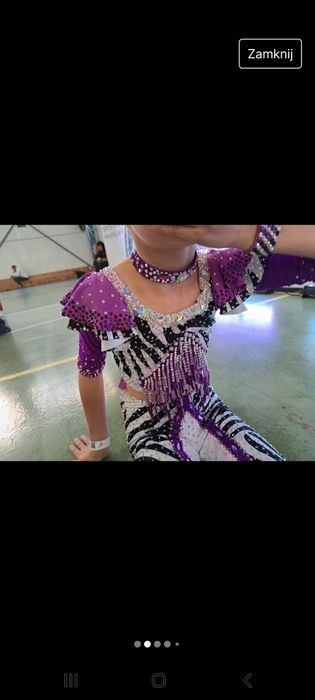 Strój do tańca disco dance dla dziewczynki