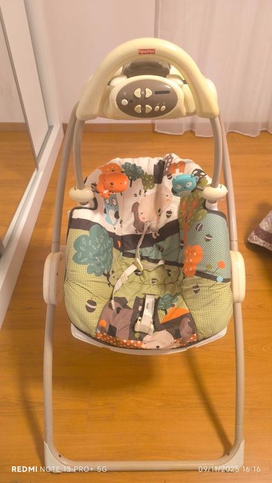 Embalador de bebé com música