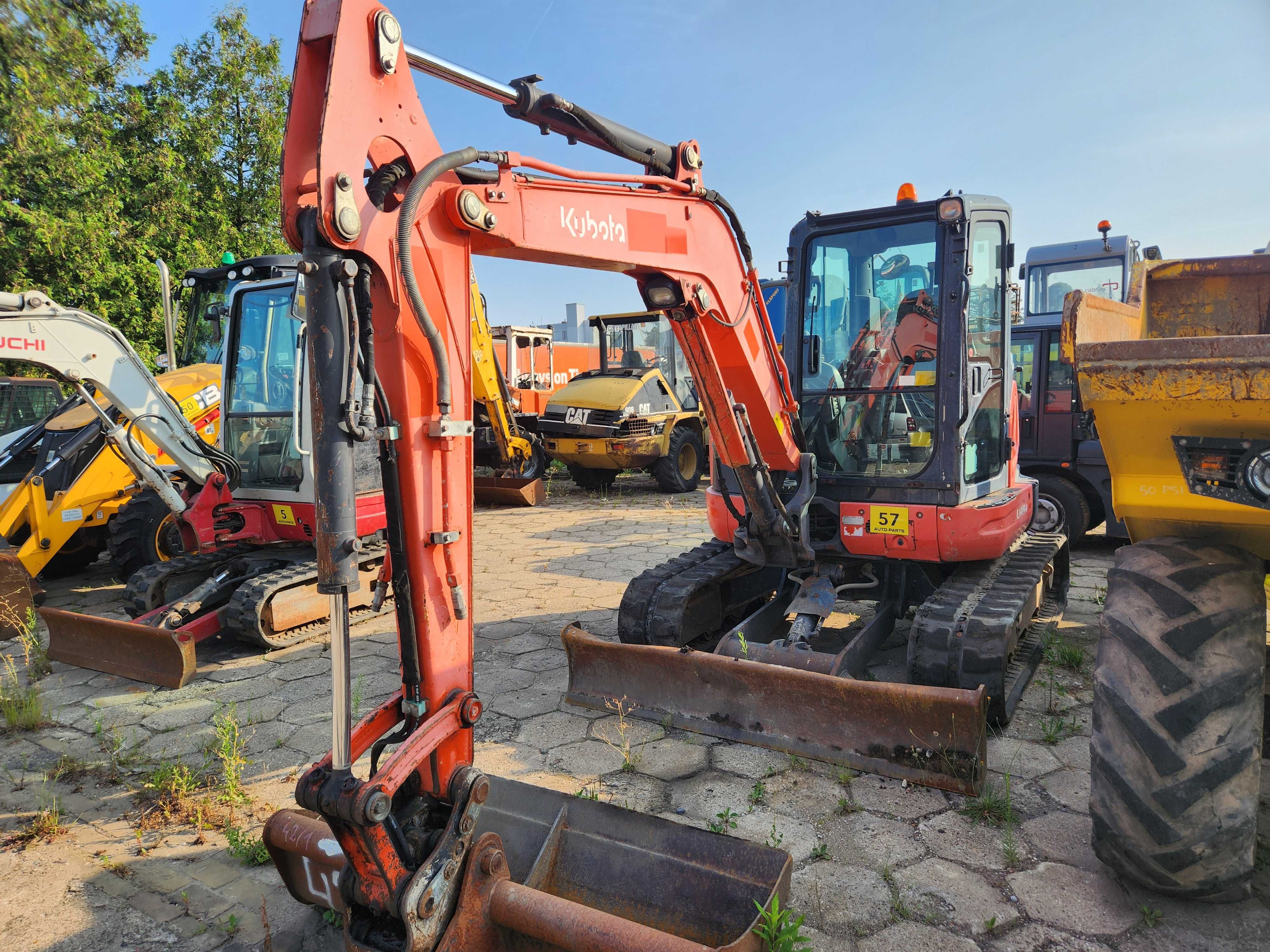 kubota u48 minikoparka mini koparka bobcat wacker neuson yanmar jcb