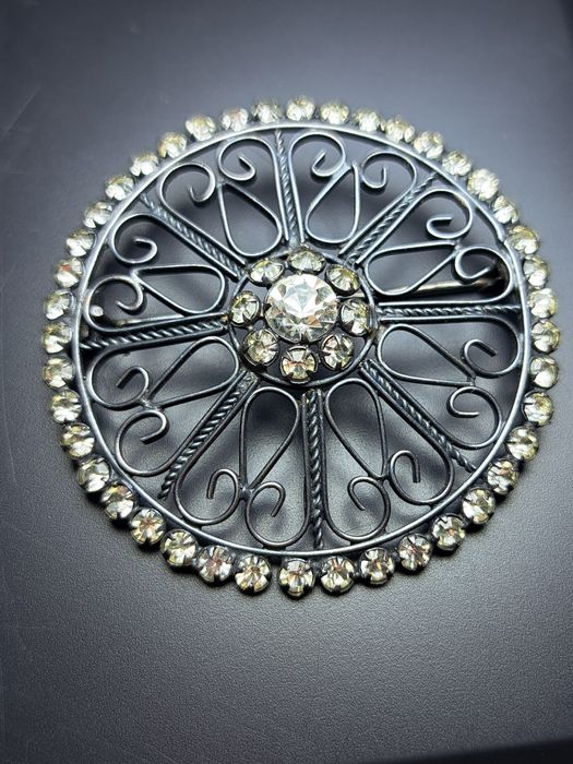 Брошь серебро 875 проба. Винтаж. 9,89 грамм