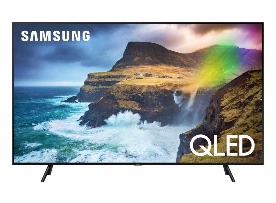 Nowy QLED Samsung 55 cali 120Hz 4K UHD hdr Smart DVB-T2 55Q70RAT gw12m