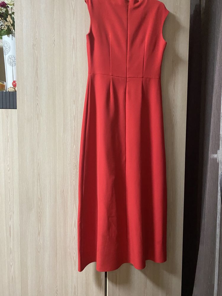 Платье сукня красное в пол