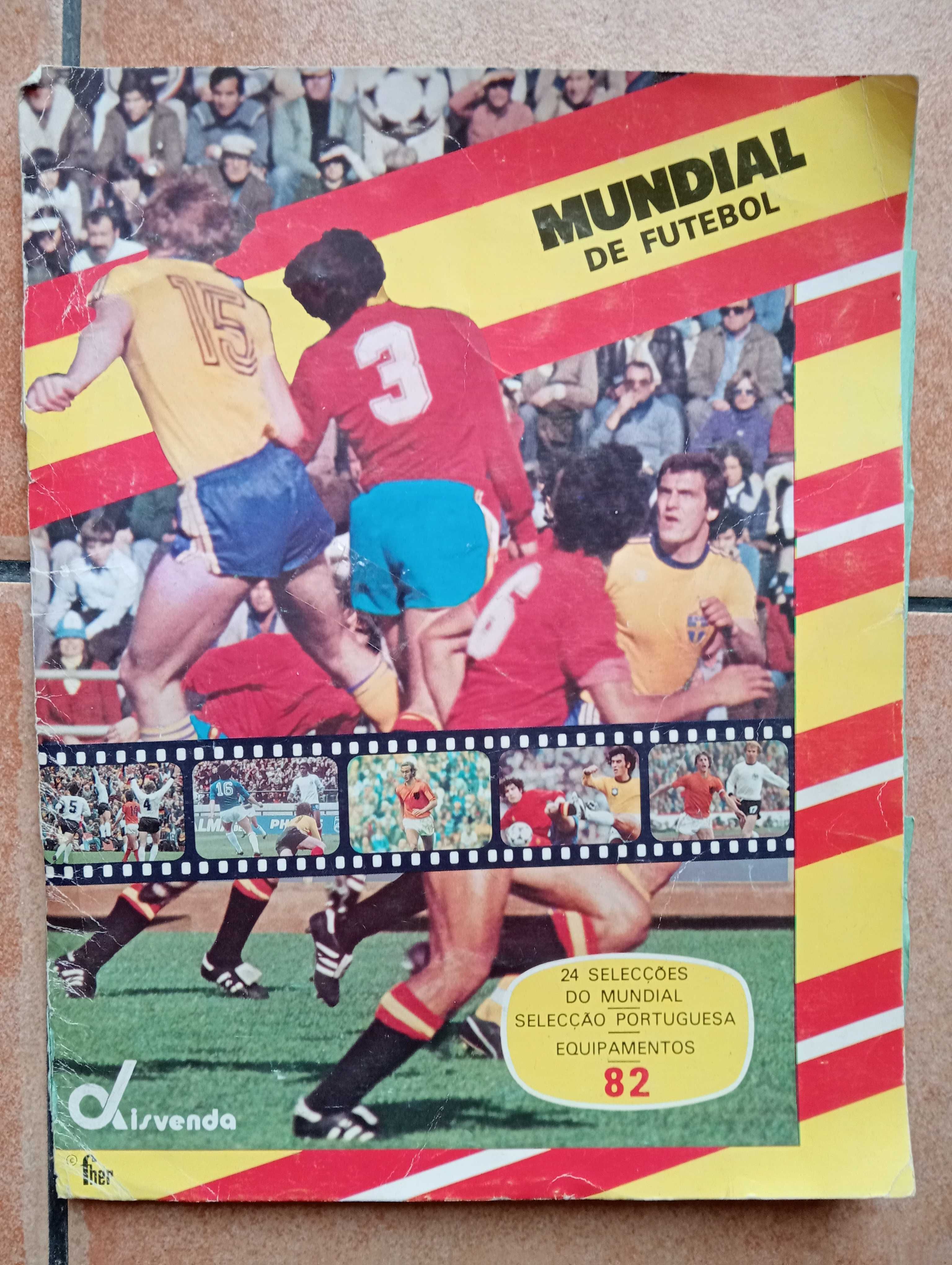 Cromos de futebol antigos