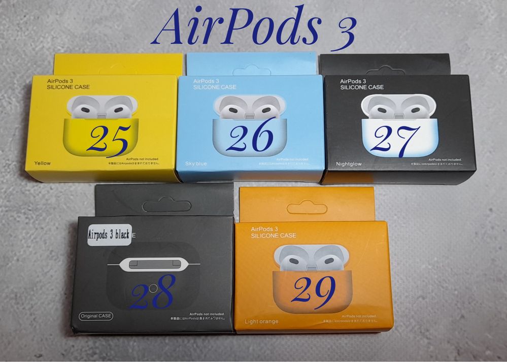 Чехол для AirPods2, AirPods Pro, Pro2,AirPods3/ кейс