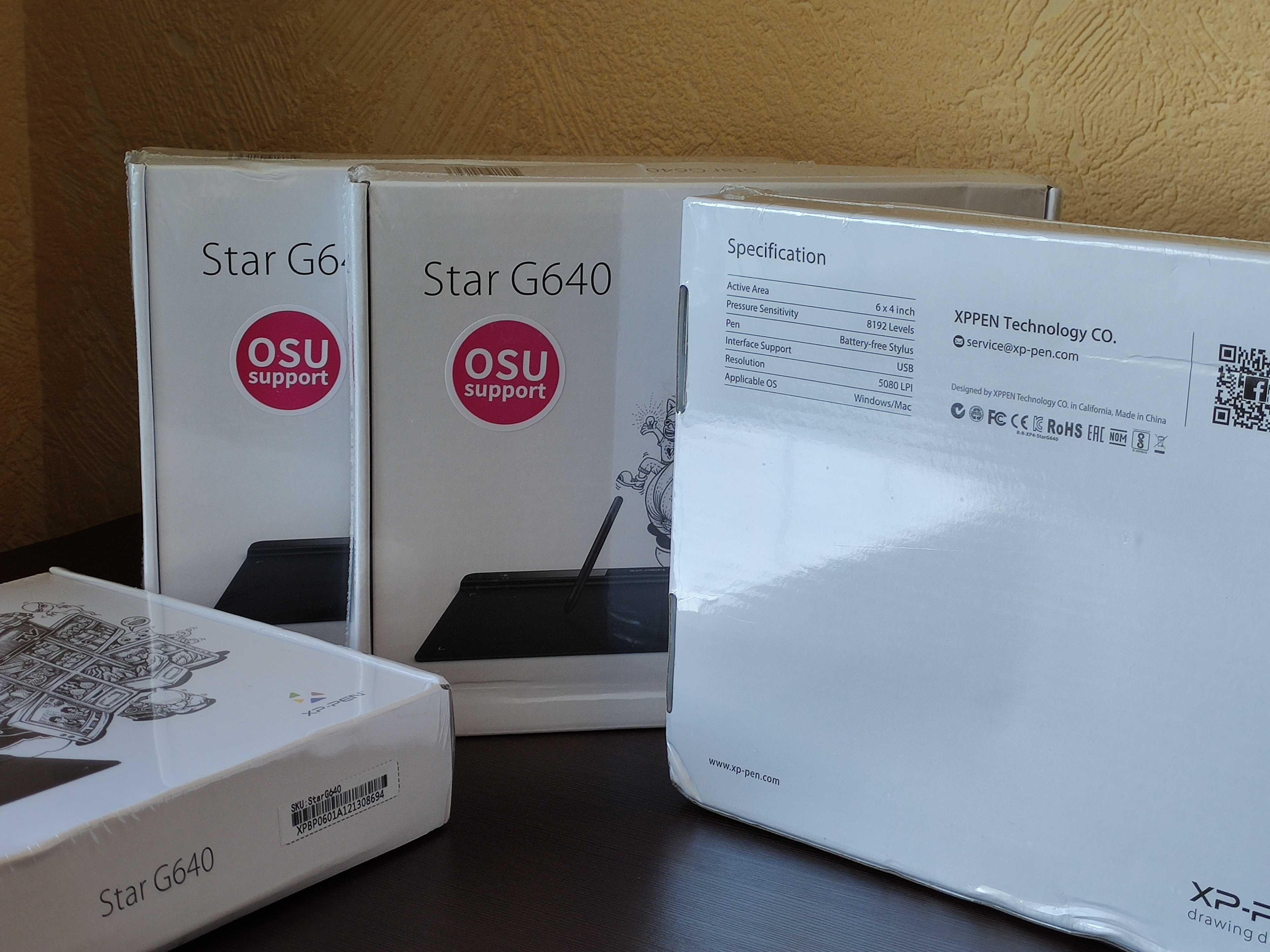 Нові планшети XP-PEN Star G640 OSU графічний планшет
