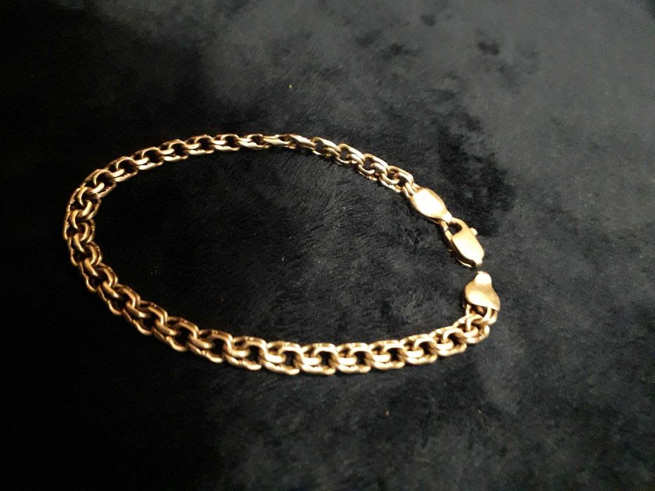 Srebrna bransoletka wzór Splot Królewski  P 925 12,62G