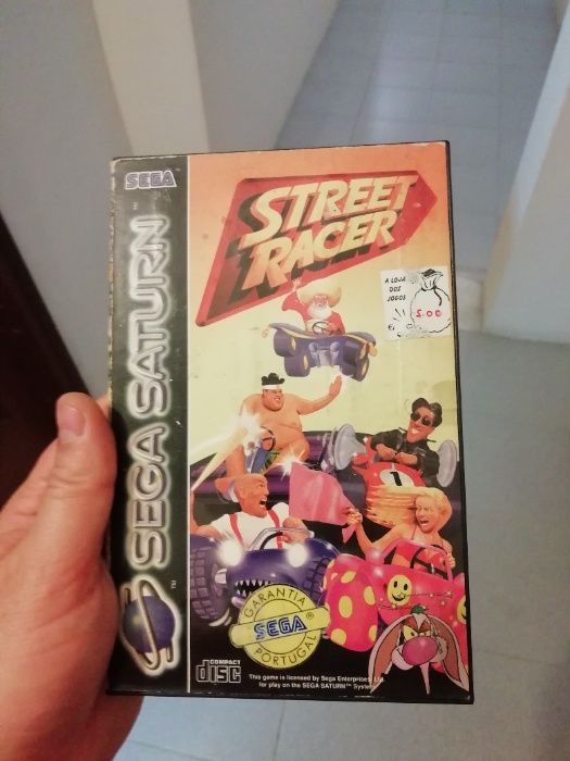 Caixa do jogo Street Racer Sega Saturn