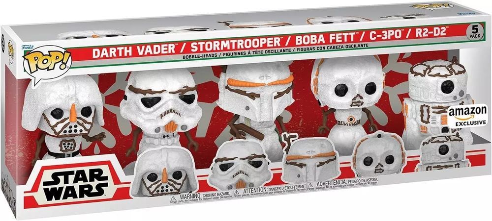 Figurka Star Wars Holiday Snowman 5 Pack Funko Pop. Funko POP