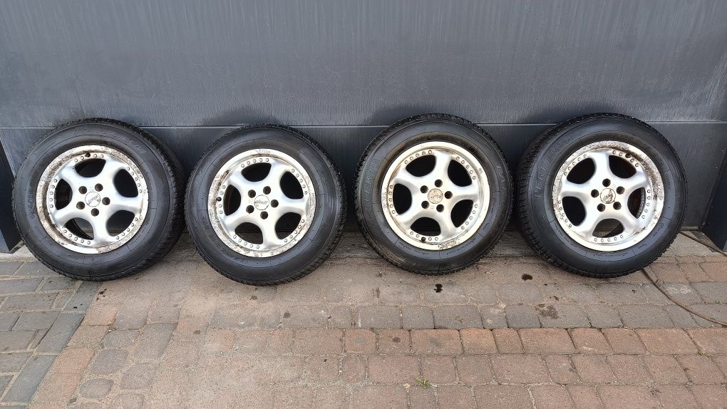 Alufelgi 5x100 15 cali 195/65 octavia golf 4 audi a3 nowe opony bieżni