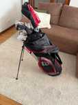 Wilson WGG157550 Conjunto completo, com bolsa, mão esquerda
