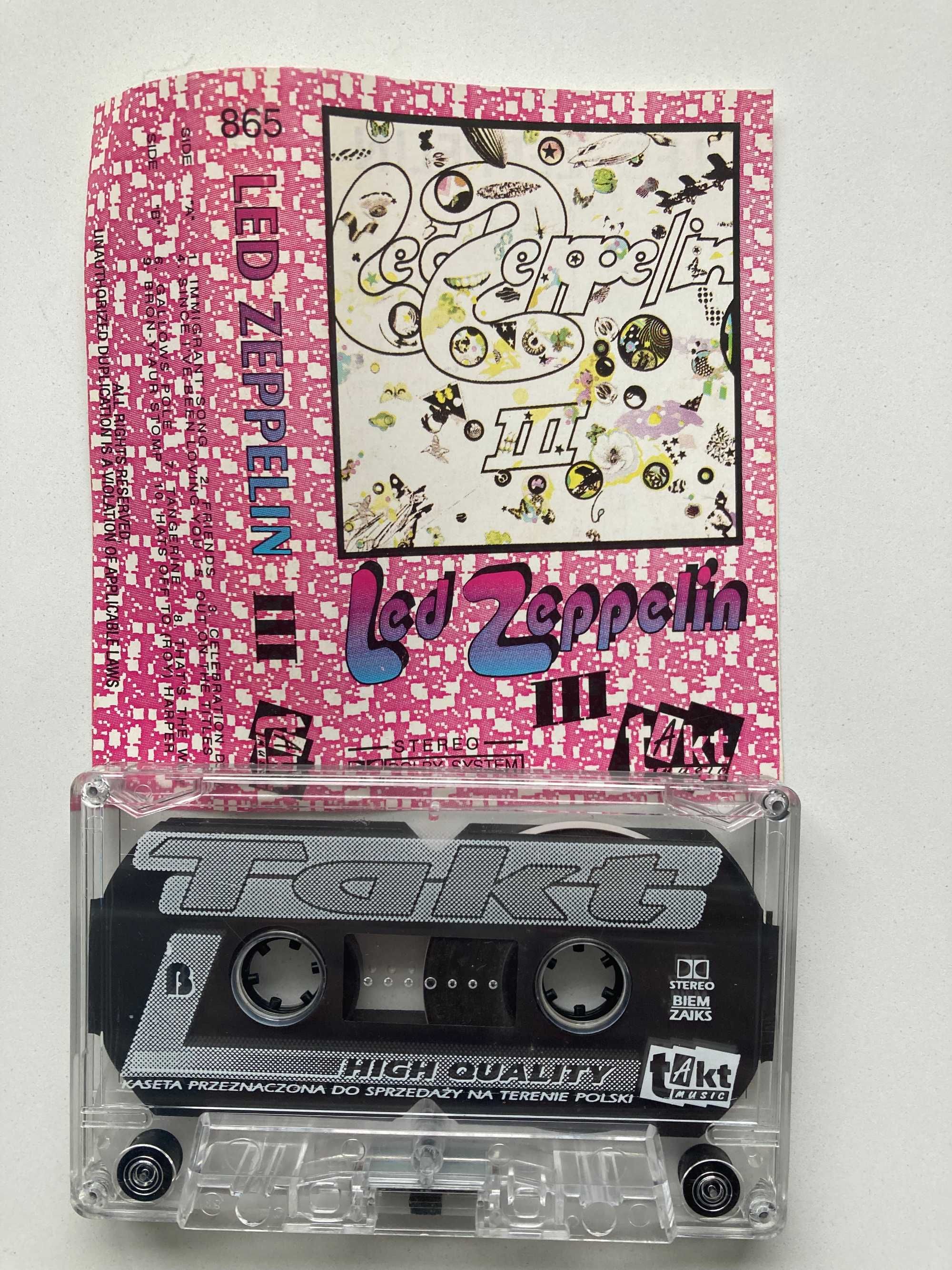 Led Zeppelin  dwie kasety :Led Zeppelin III, Presence
