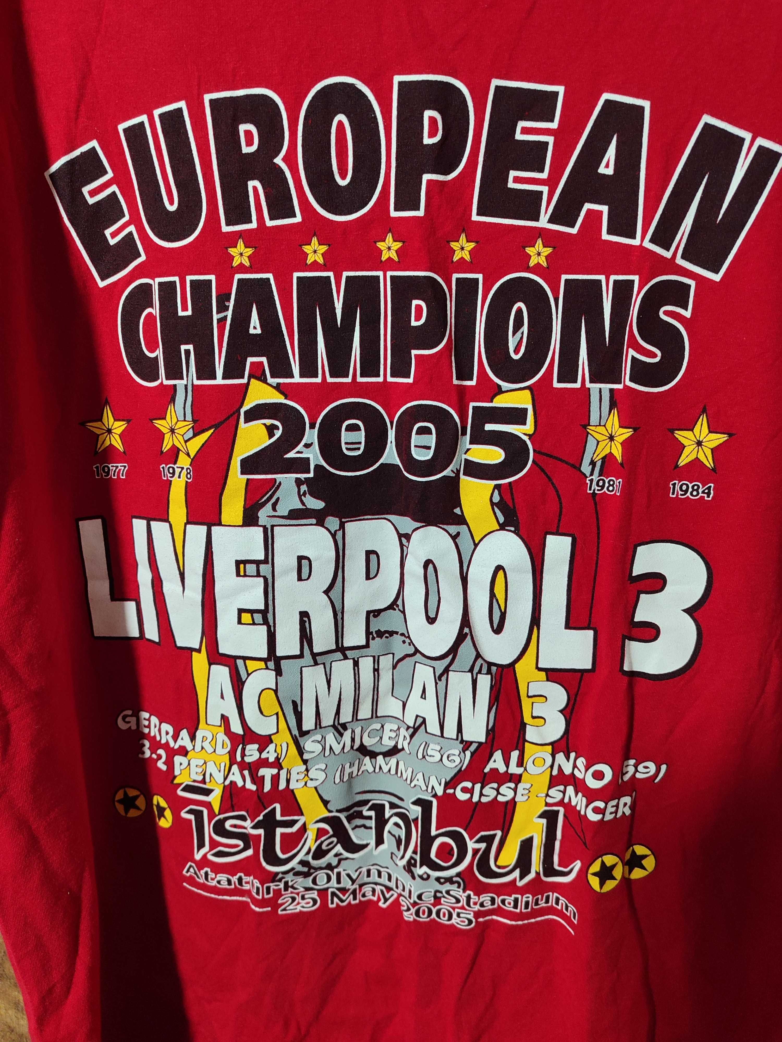 Футболка Ліверпуль переможець Ліги Чемпіонів Liverpool 2005 розмір M/L