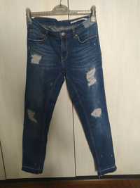 Jeansy zara woman r. 36 boyfriend