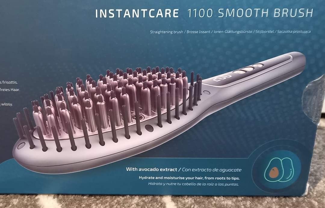 Nowa elektryczna szczotka prostująca ceramiczna Bamba Instantcare 1100