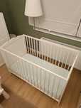 Lozeczko IKEA Hensvik z materacem 120cmx60cm
