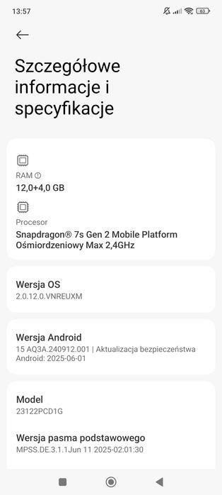 Poco X6 256/12 Stan Bardzo Dobry