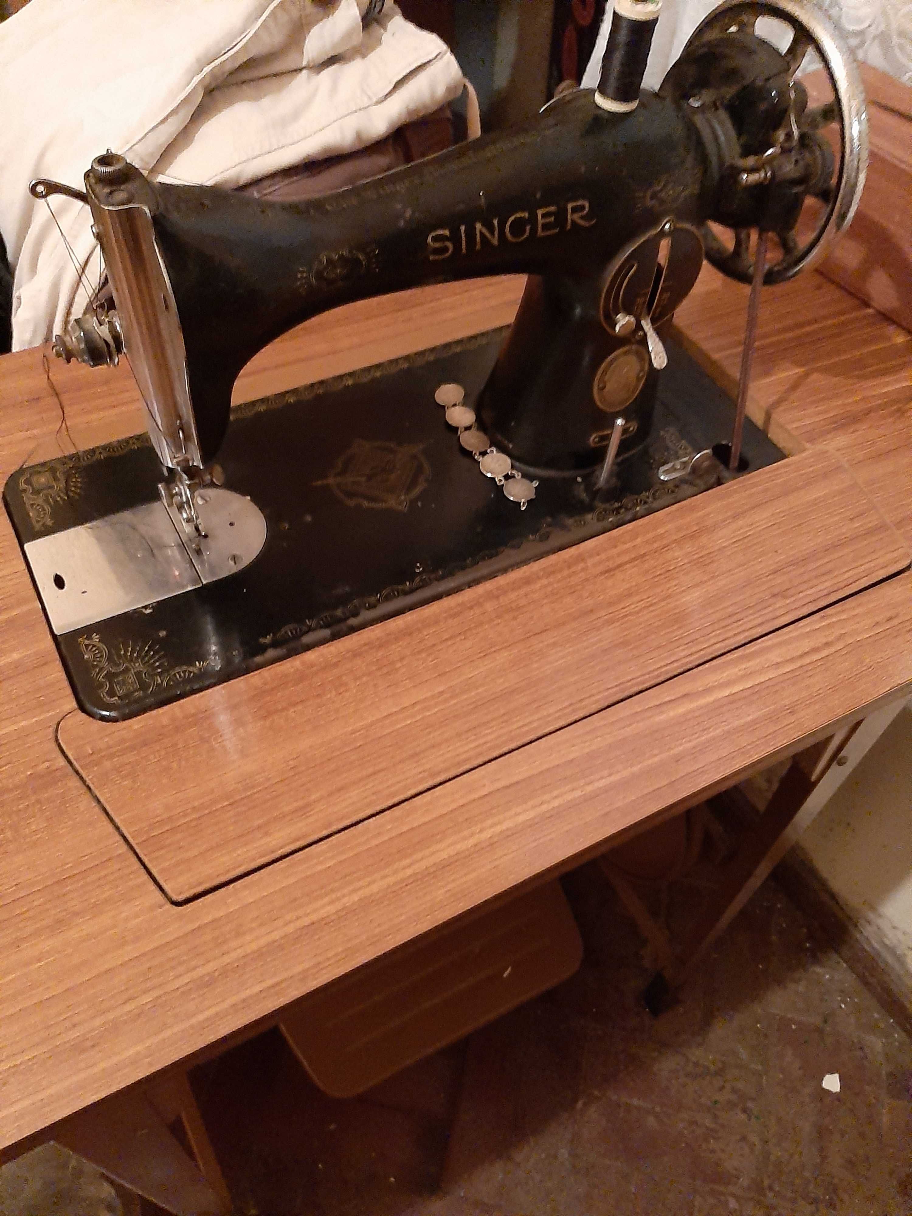 Máquina costura vintage singer