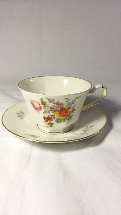 Filizanka talerzyk komplet porcelana antyk Tirschenreuth