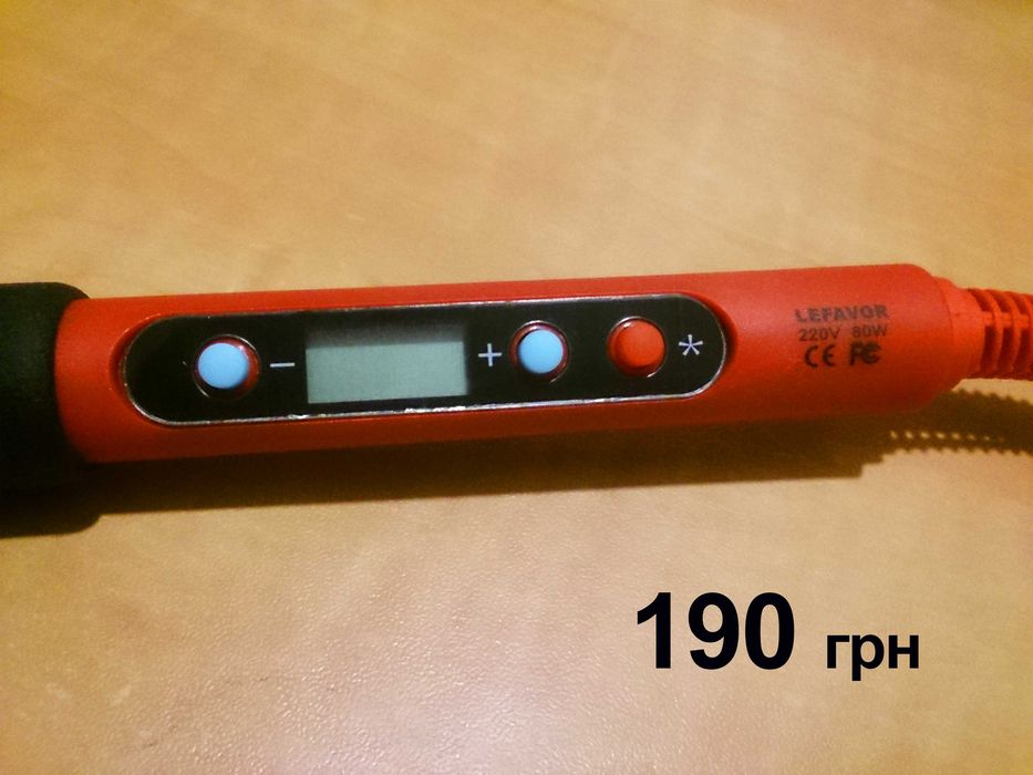 Паяльники 80W, жала серії 900М, припой, флюс-гель, оловоотсос,коврики