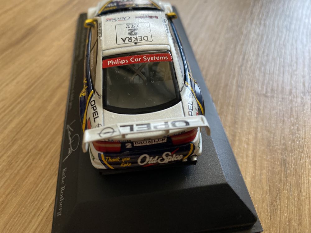 Opel Calibra DTM 1995- K. Rosberg ( esc. 1/43 ) Minichamps c/ defeito