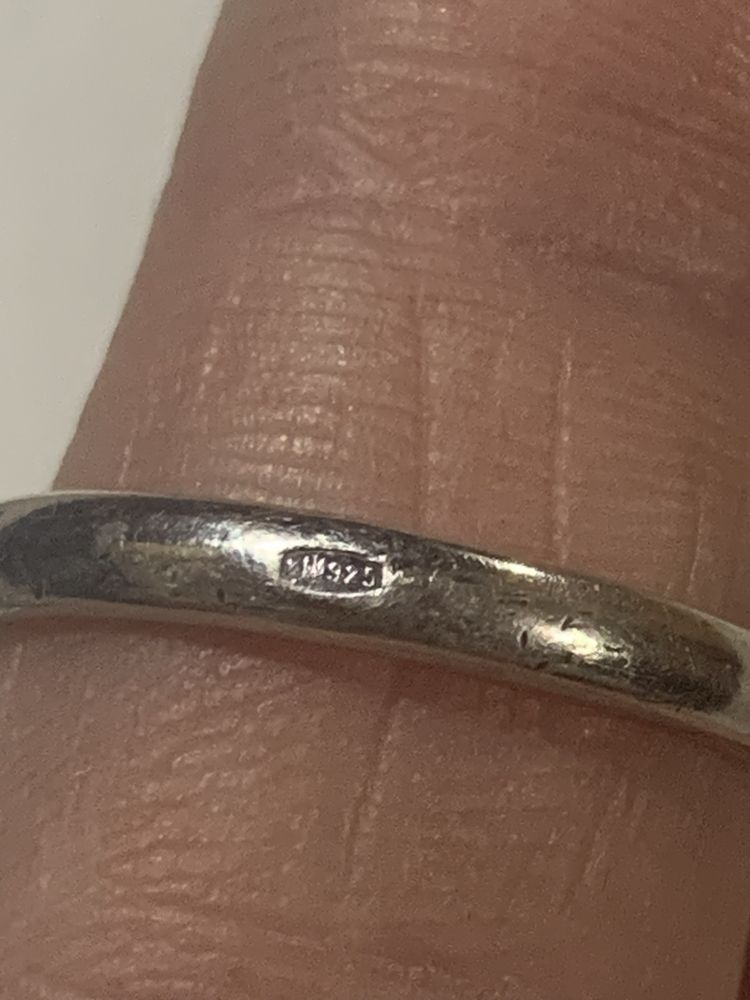 Кольцо кулон серьги серебро