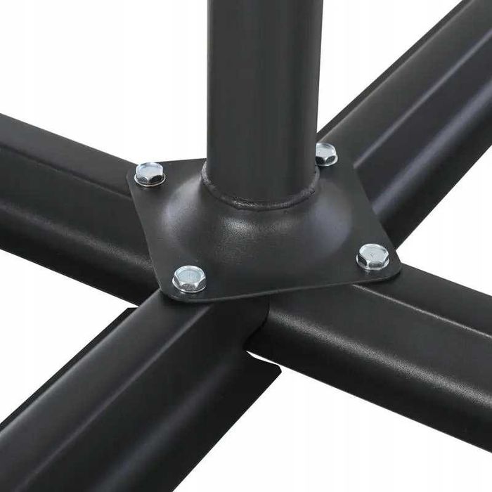 Parasol ogrodowy szary duży regulowany z wysięgnikiem gratis pokrowiec