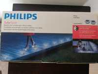 Solar spot Philips candeeiros exterior parede ou chão novos