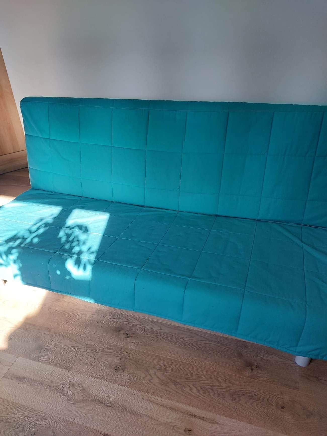 Sofa rozkładana 2, 3-os. i materac wszystko IKEA stan idealny