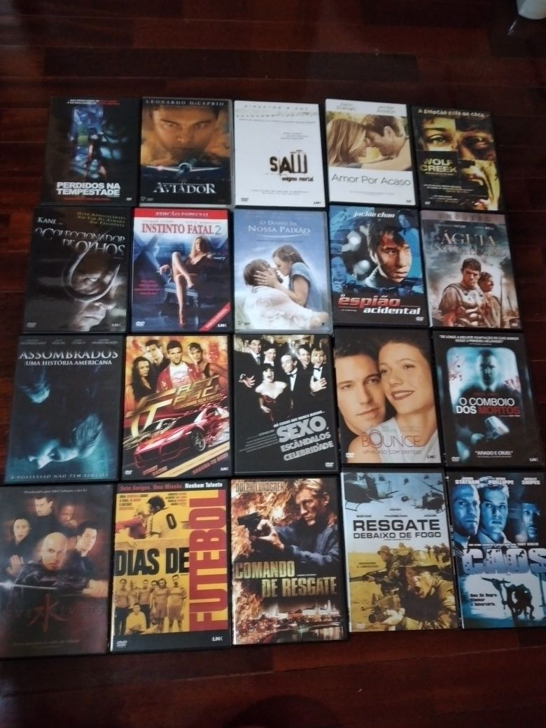 DVD's de filmes variados