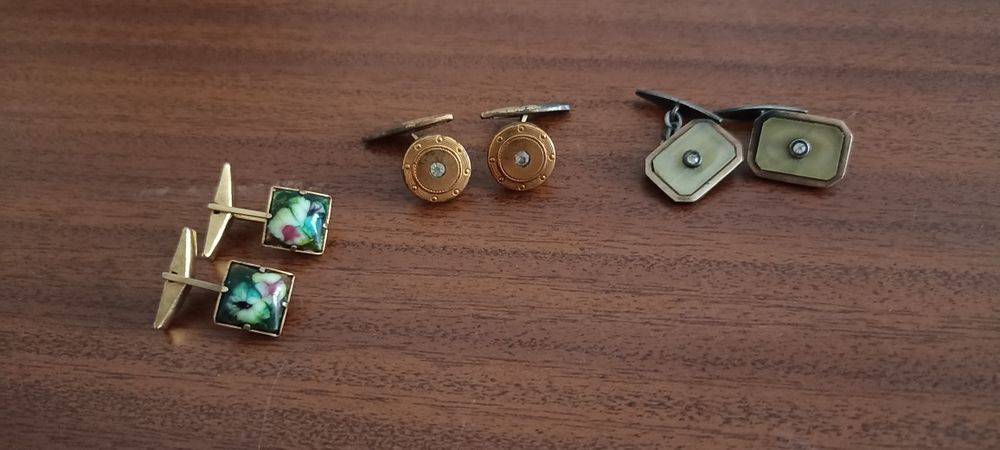 Botões de punho vintage