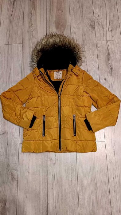 F&F kurtka miodowa kurtka zimowa F&F dla dziecka