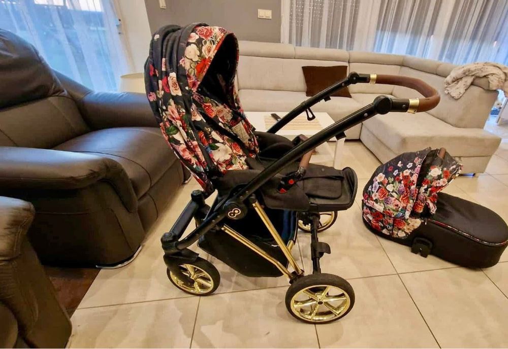 Wózek 3 w 1 Babyactive musse rose