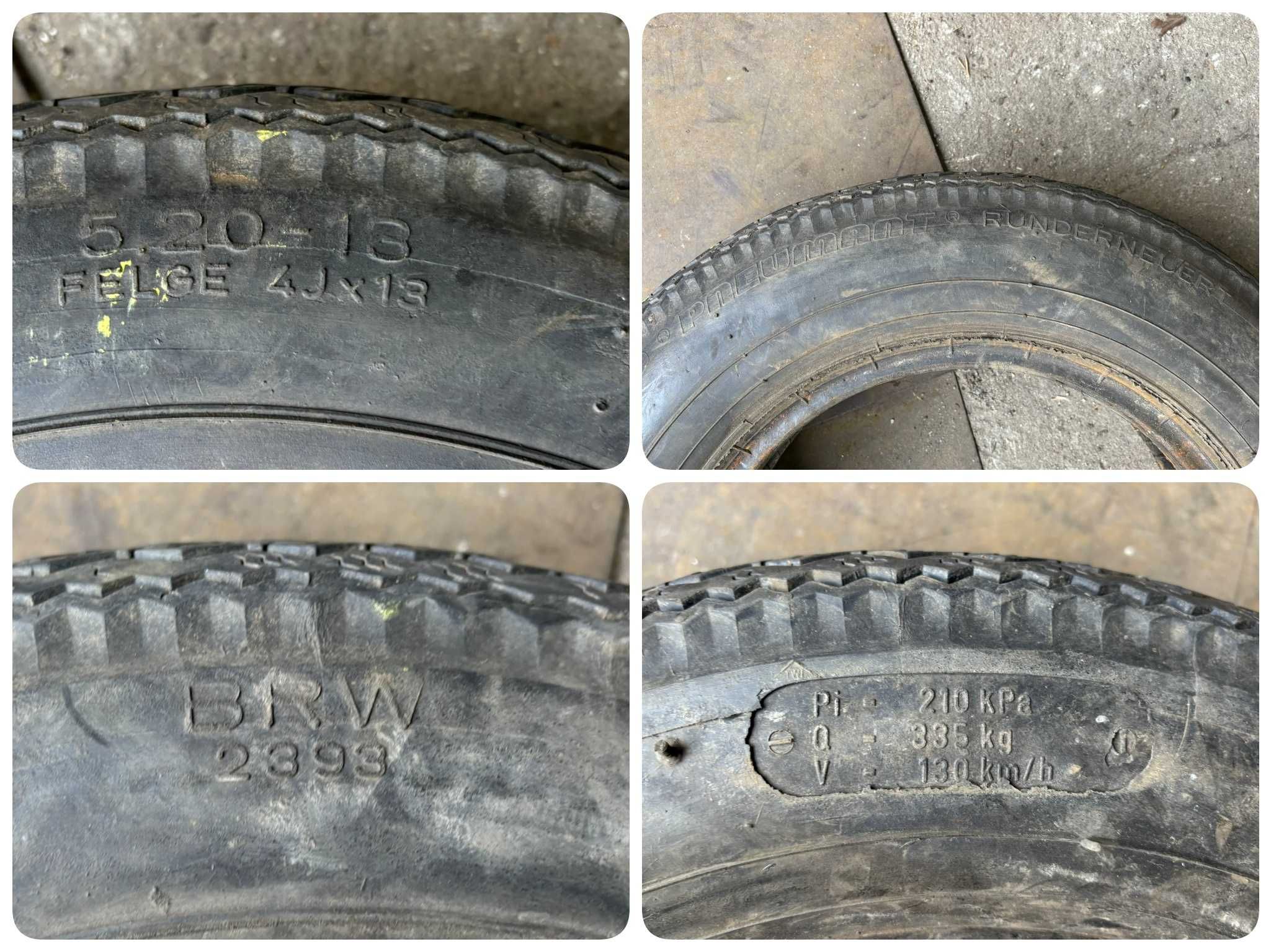 Opony Retro Oldtimer Klasyczne Zabytkowe 5.20-13 PNEUMANT BRW 2393