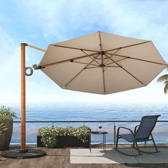 Nowy parasol ogrodowy / osłona tarasu / UV / parasolka 300x300 !A3371!