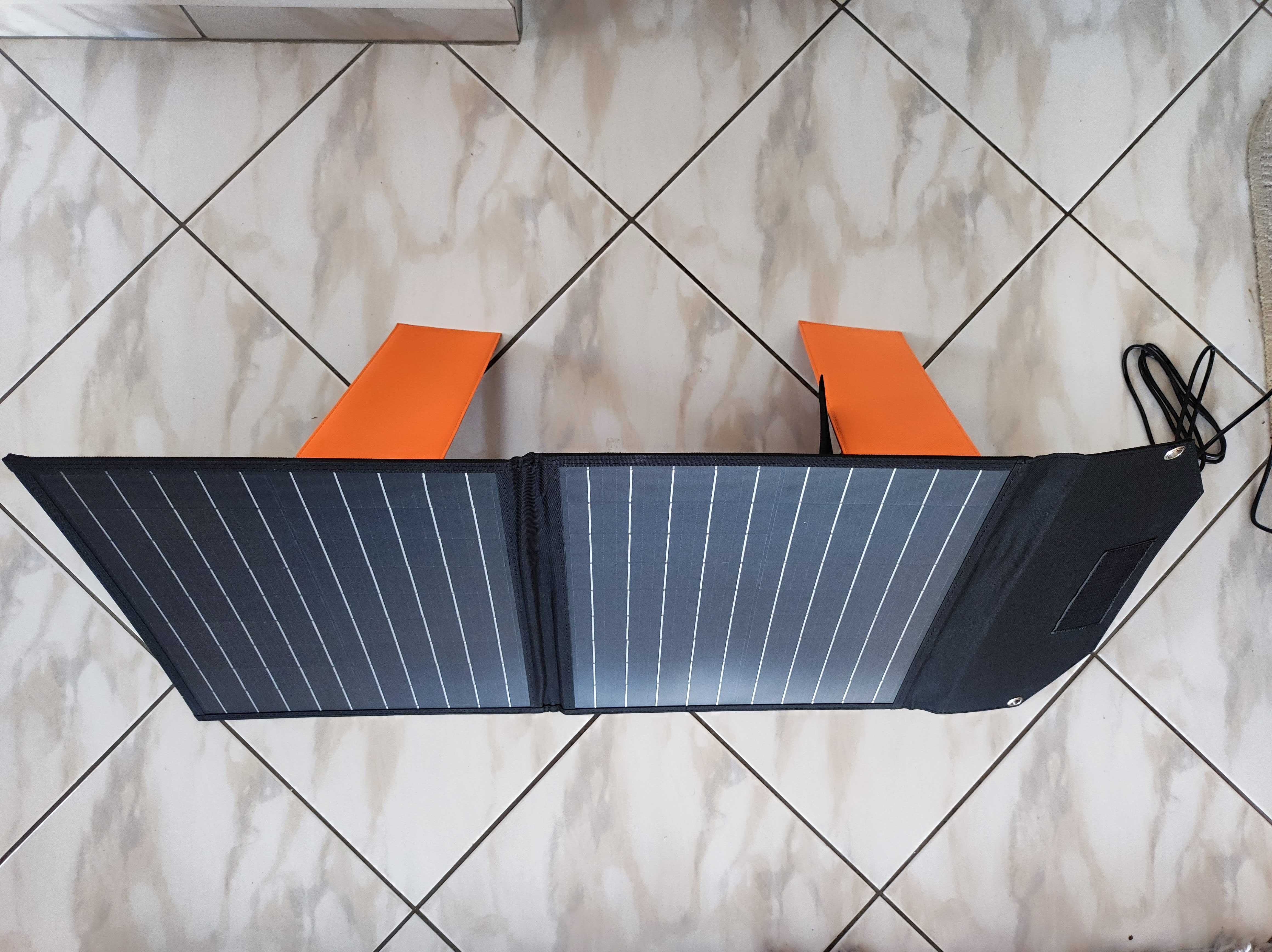Magazyn energii prądu power bank  83200 mAh mobilny + panel solarny