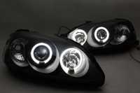 Lampy przednie przód HONDA CIVIC 6 VI 95-99 Angel Eyes RINGI LED BLACK