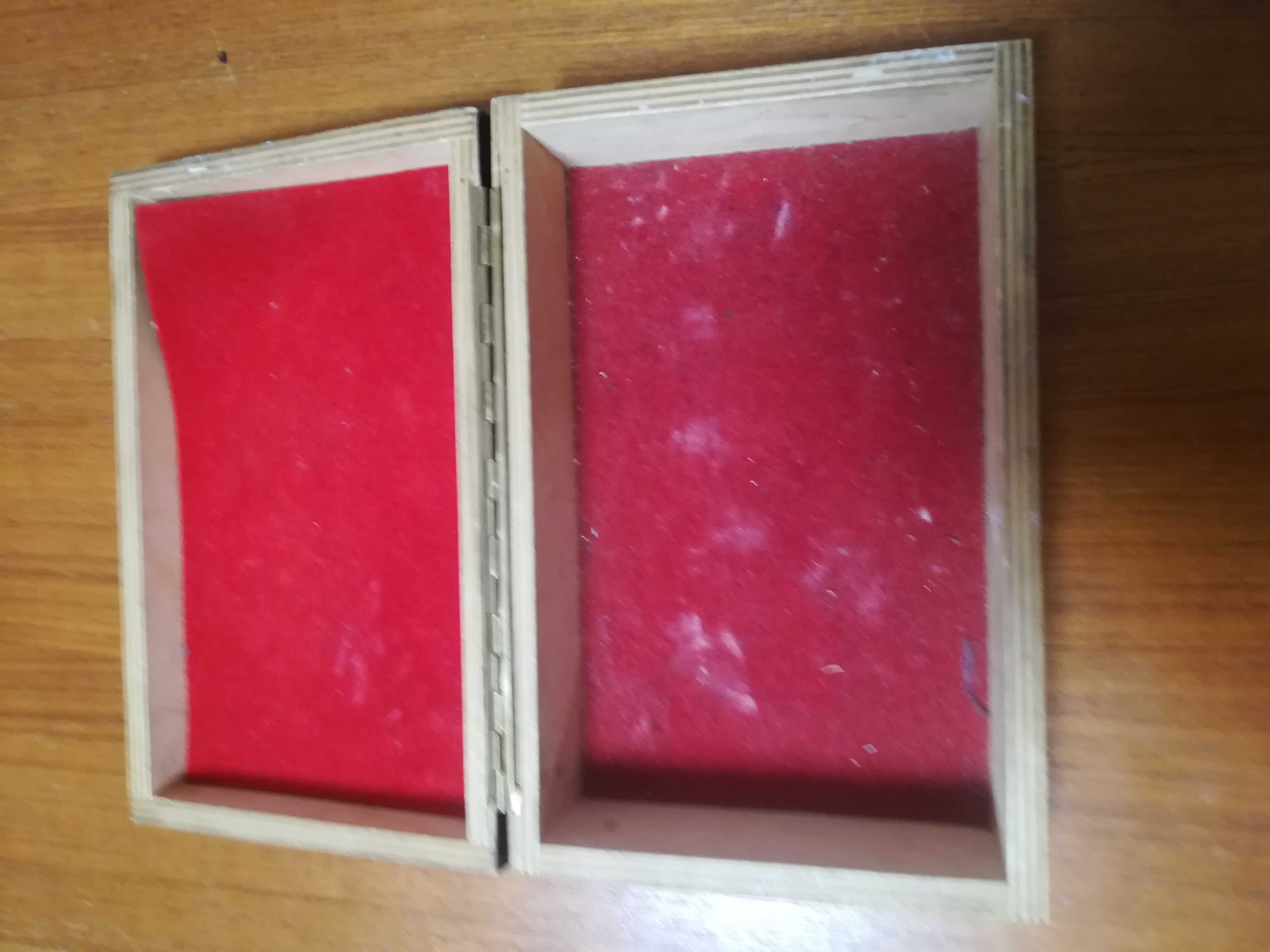 Pudełko, szkatułka drewniane, malowane ręcznie