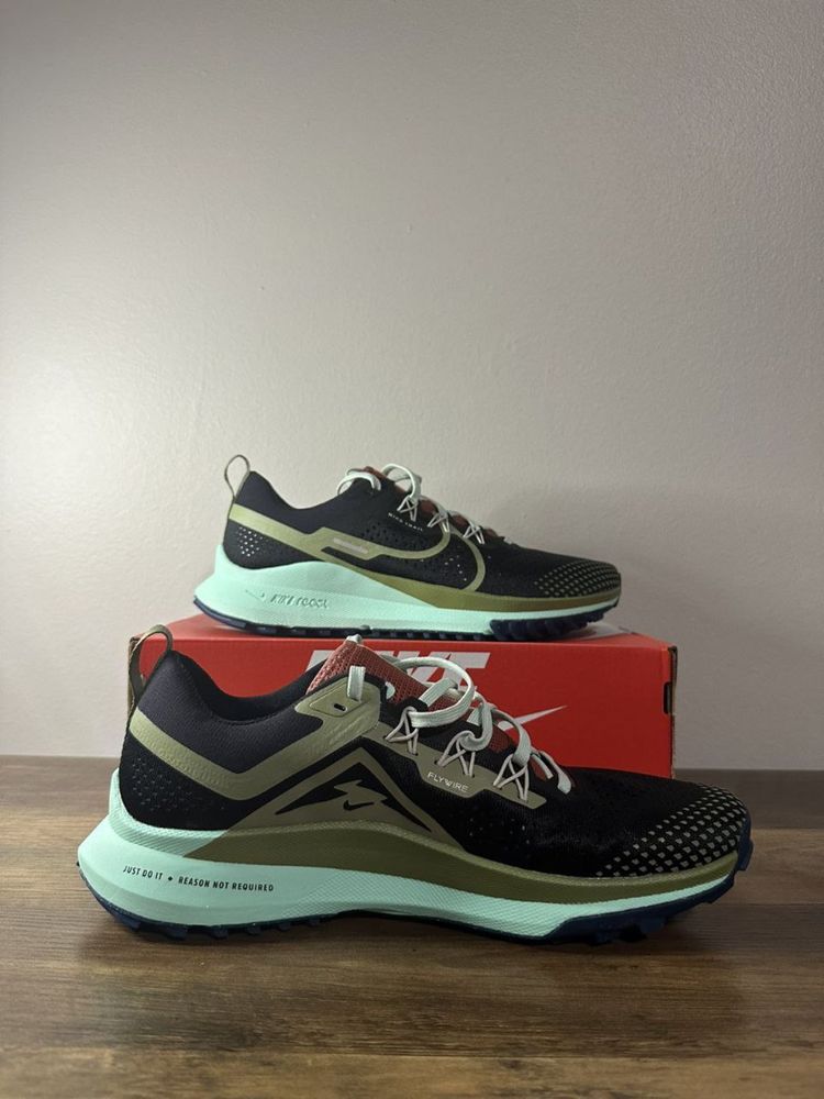 Nike React Pegasus Trail 4 'Black Alligator Mint