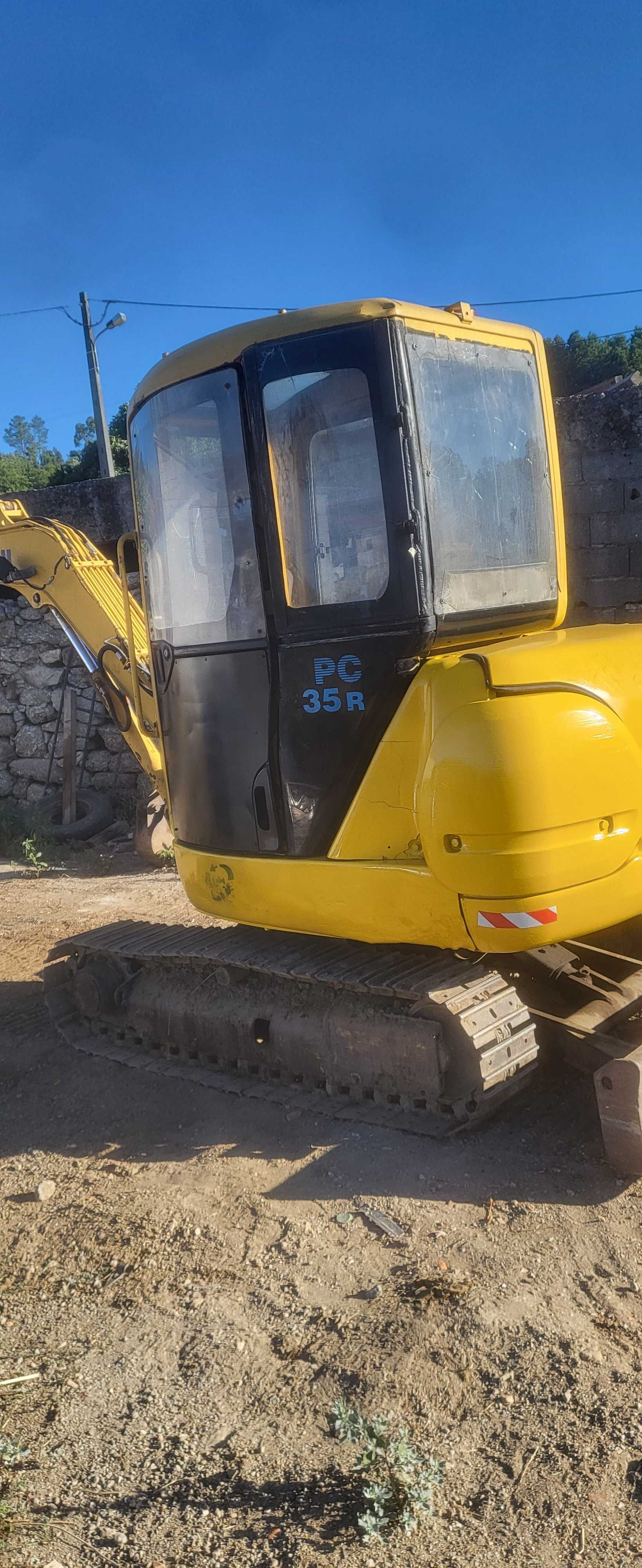 Mini giratoria komatsu pc35r