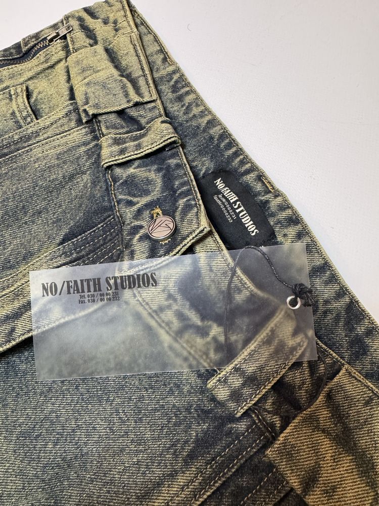 No Faith Studios NFS Джинси faded denim opium широкі