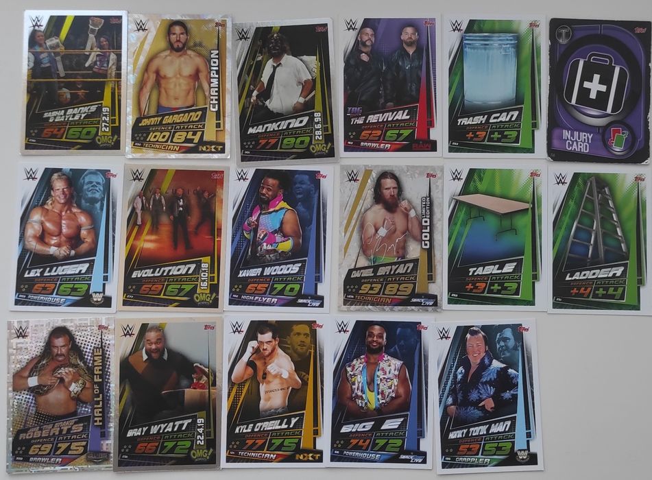 Карточки Реслеры + АТБ футбол