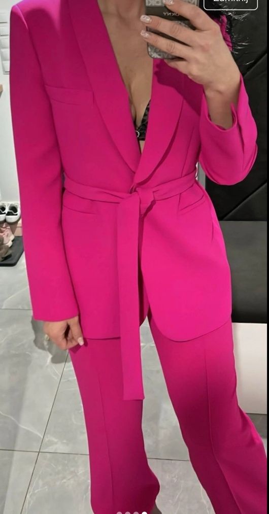 Marynarka Zara różowa L/xl nowość