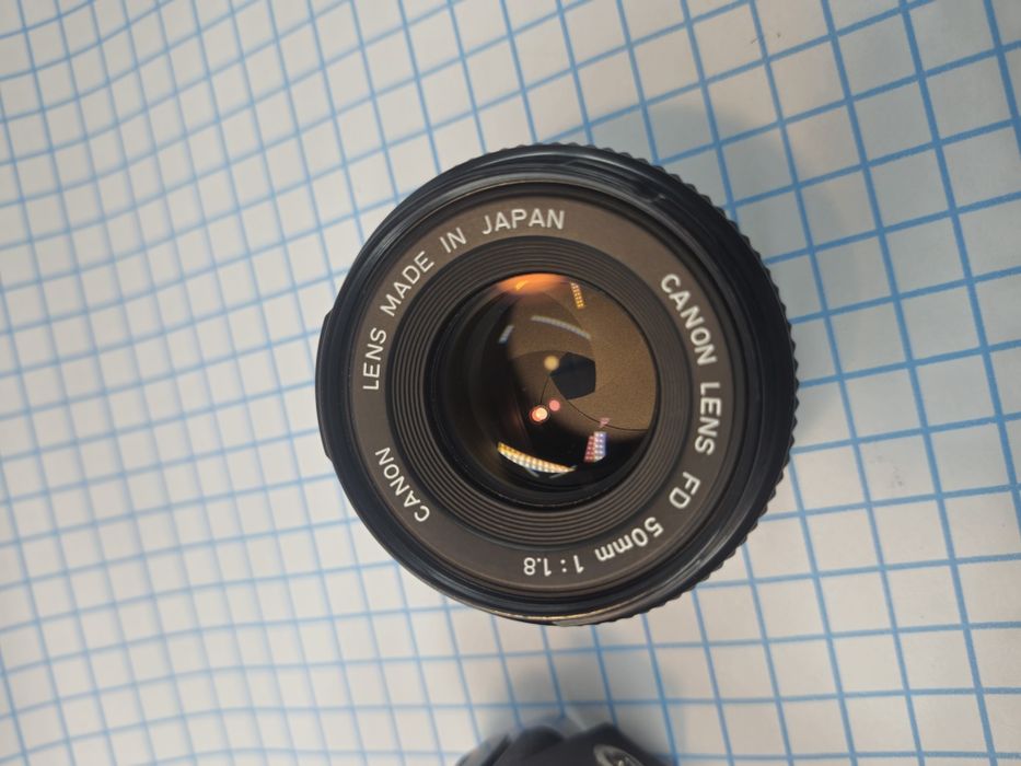 Canon AE-1 program, 3 обєктиви та перехідник